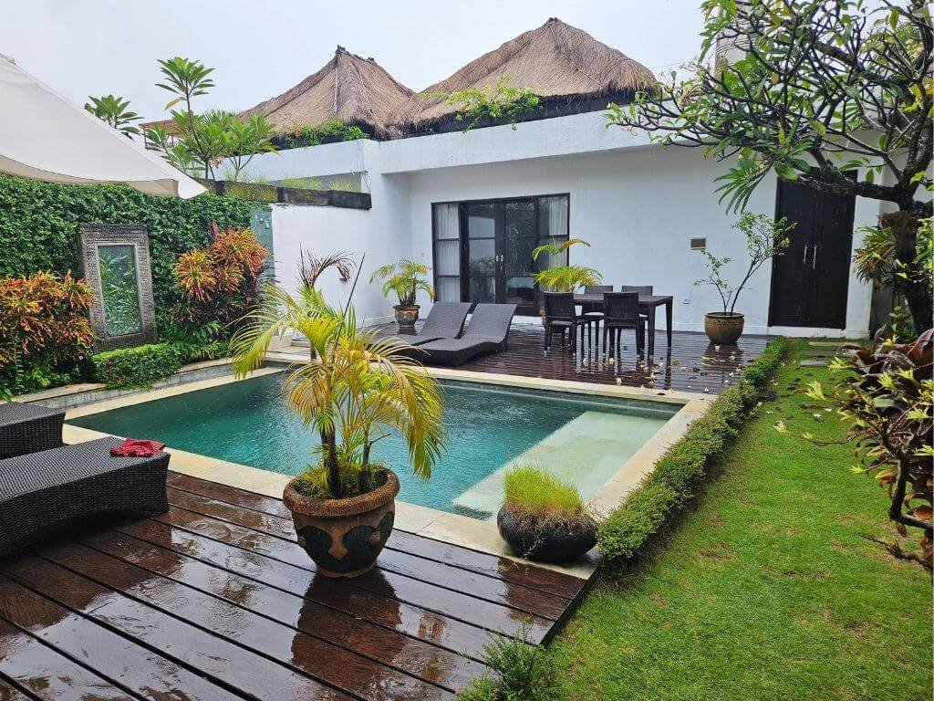 Villa Calypso met privézwembad – overnachten in Canggu met kinderen