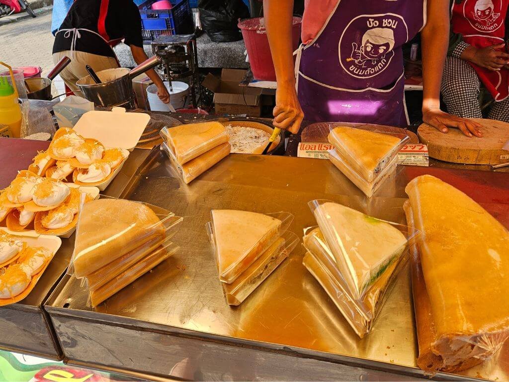 Zoete lekkernij op de night market van Krabi