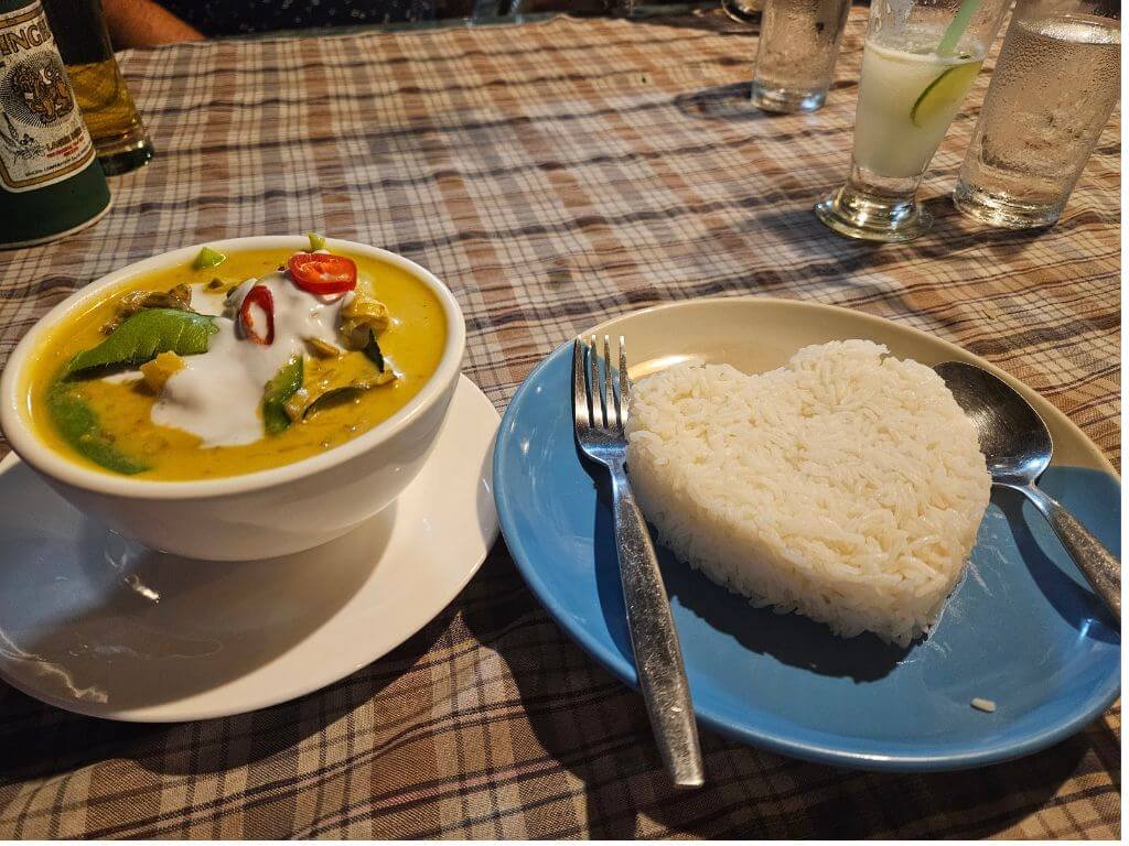 Khao Sok bananenplant curry Pawn’s Restaurant