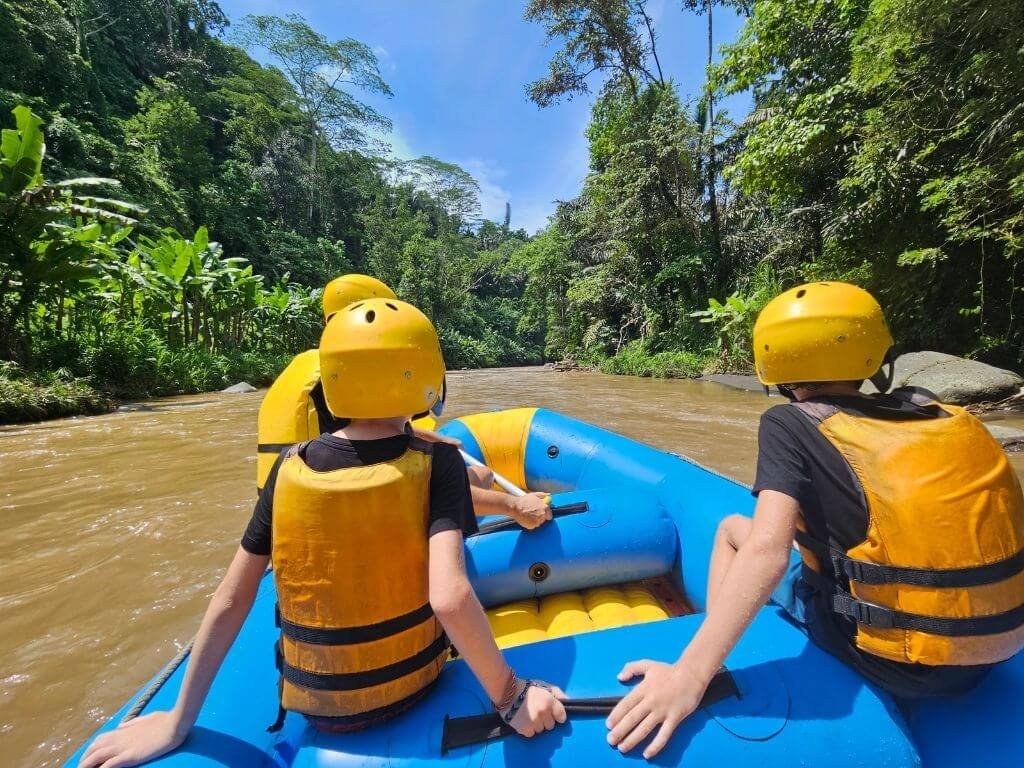Raften met kinderen onderweg naar Ubud – Ubud met kinderen